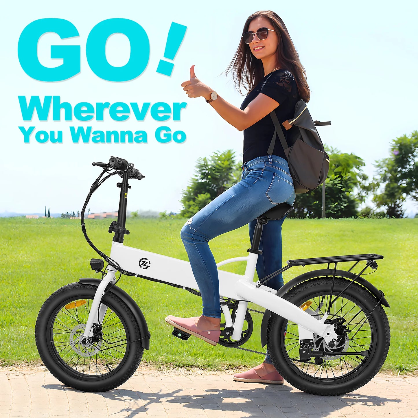 500W Engine Adult Folding Electric Bike