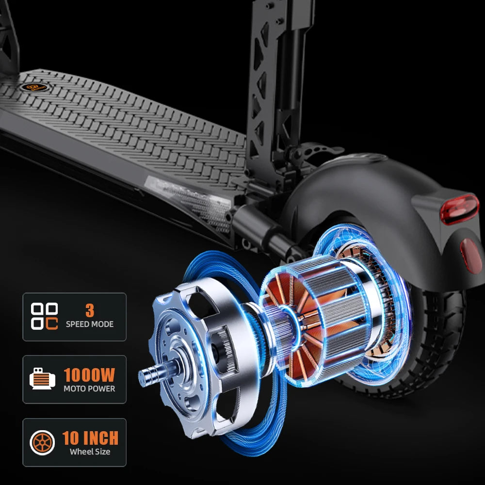 RuiToo RT6 1000W Powerful 48V18.2AH Drive Electric Scooter