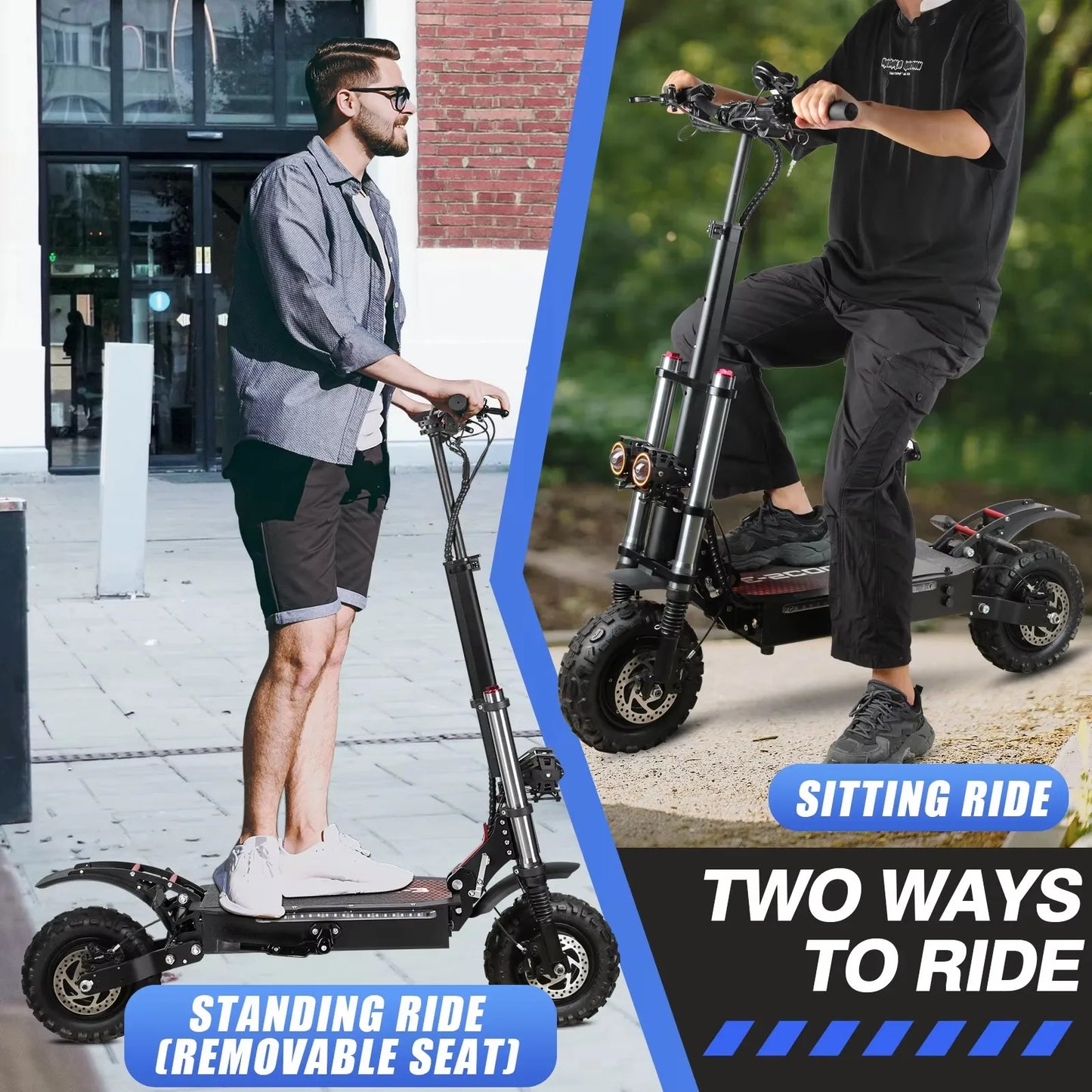 6000W High Power Adult Electric Scooter