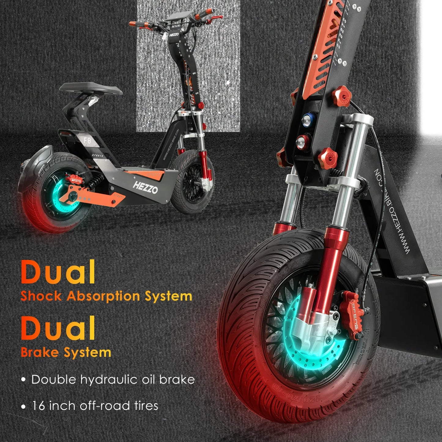 HEZZO F8 Electric Scooter
