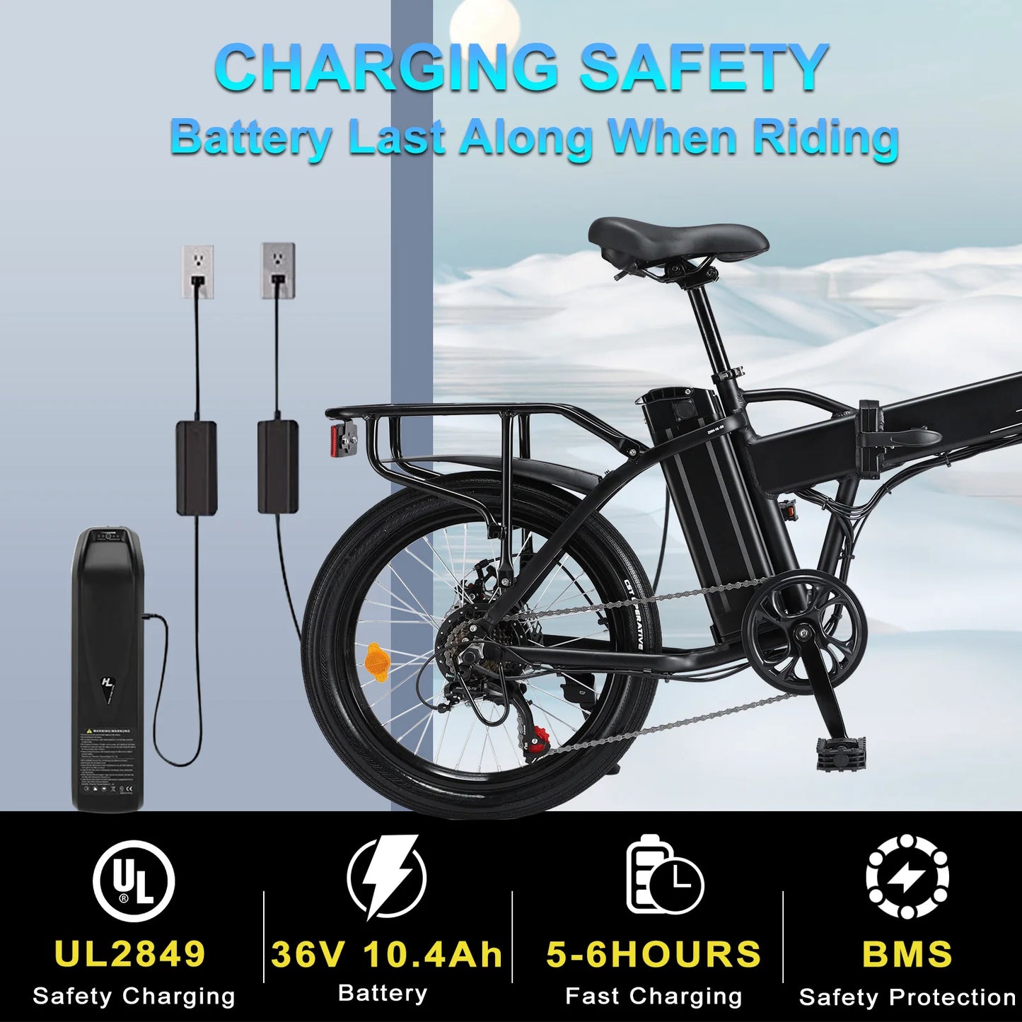 500W Motor Folding Electric Bike