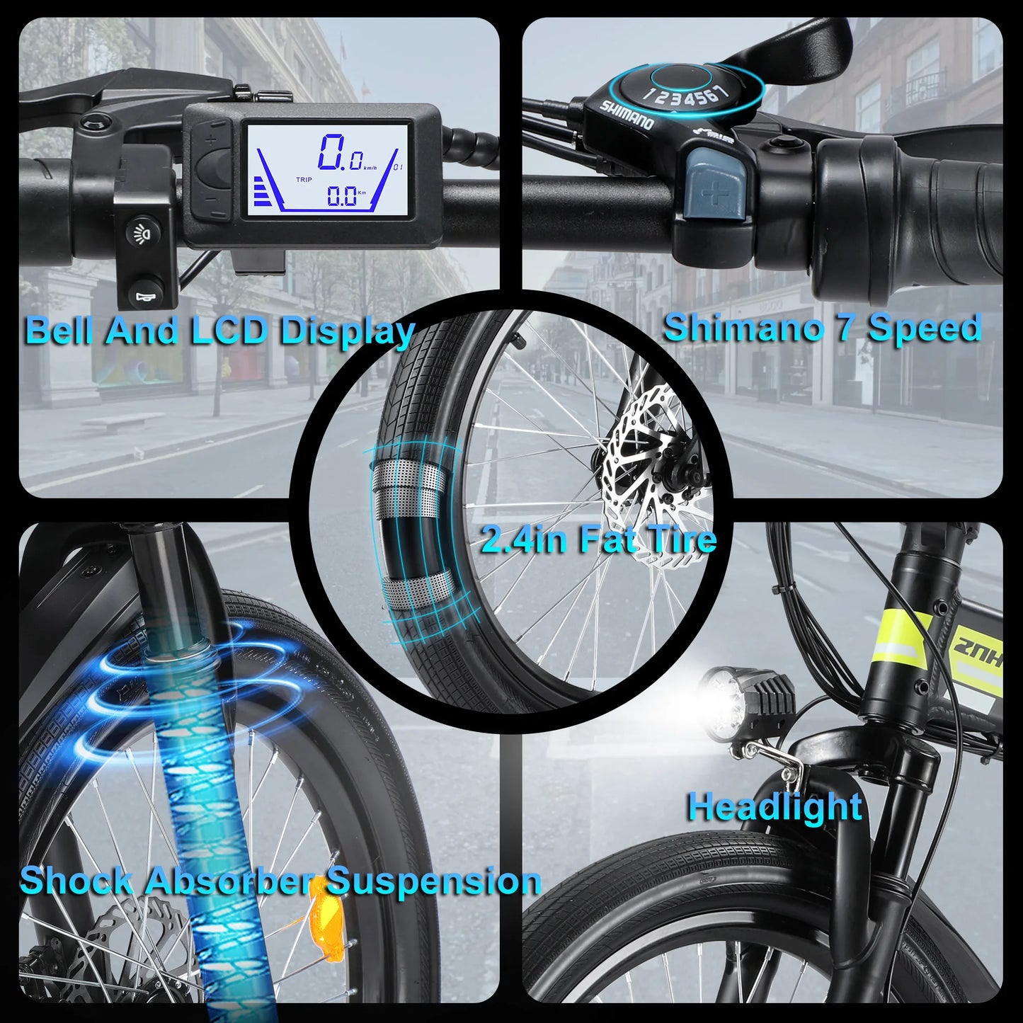 500W Motor Folding Electric Bike