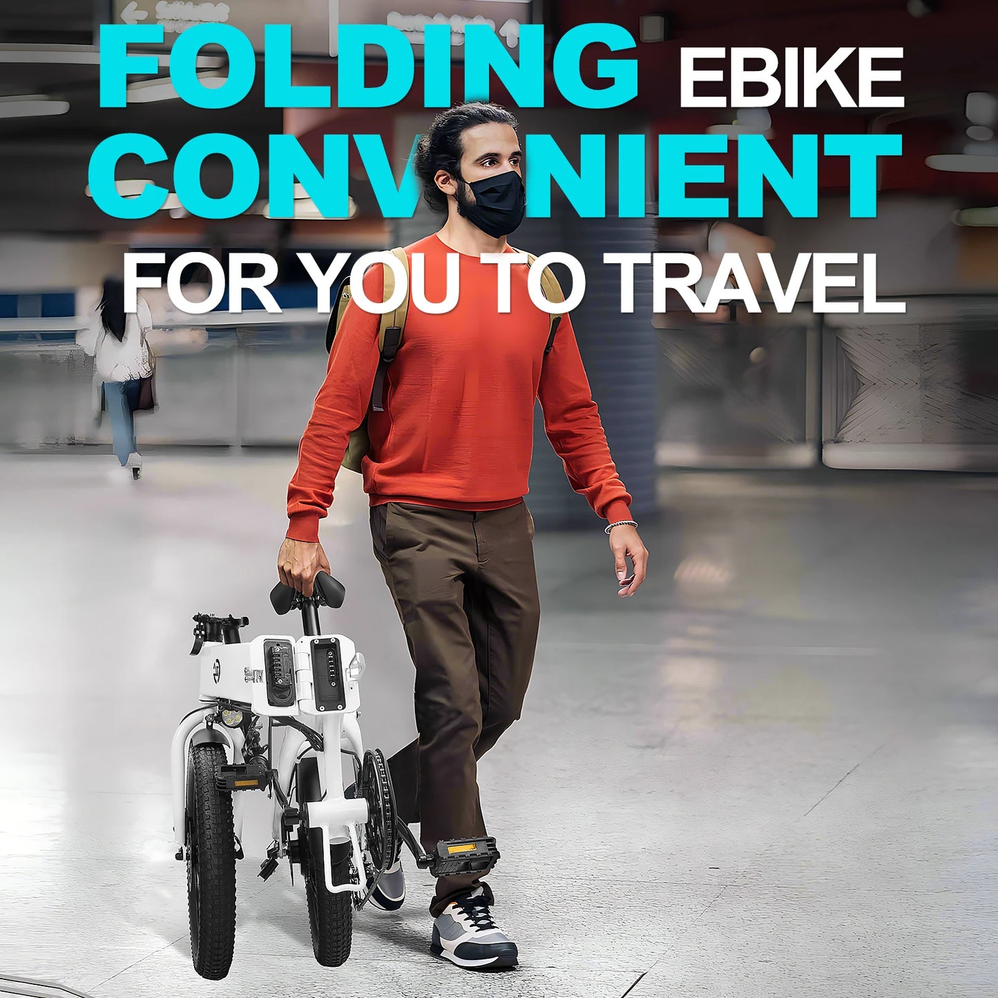 500W Engine Adult Folding Electric Bike