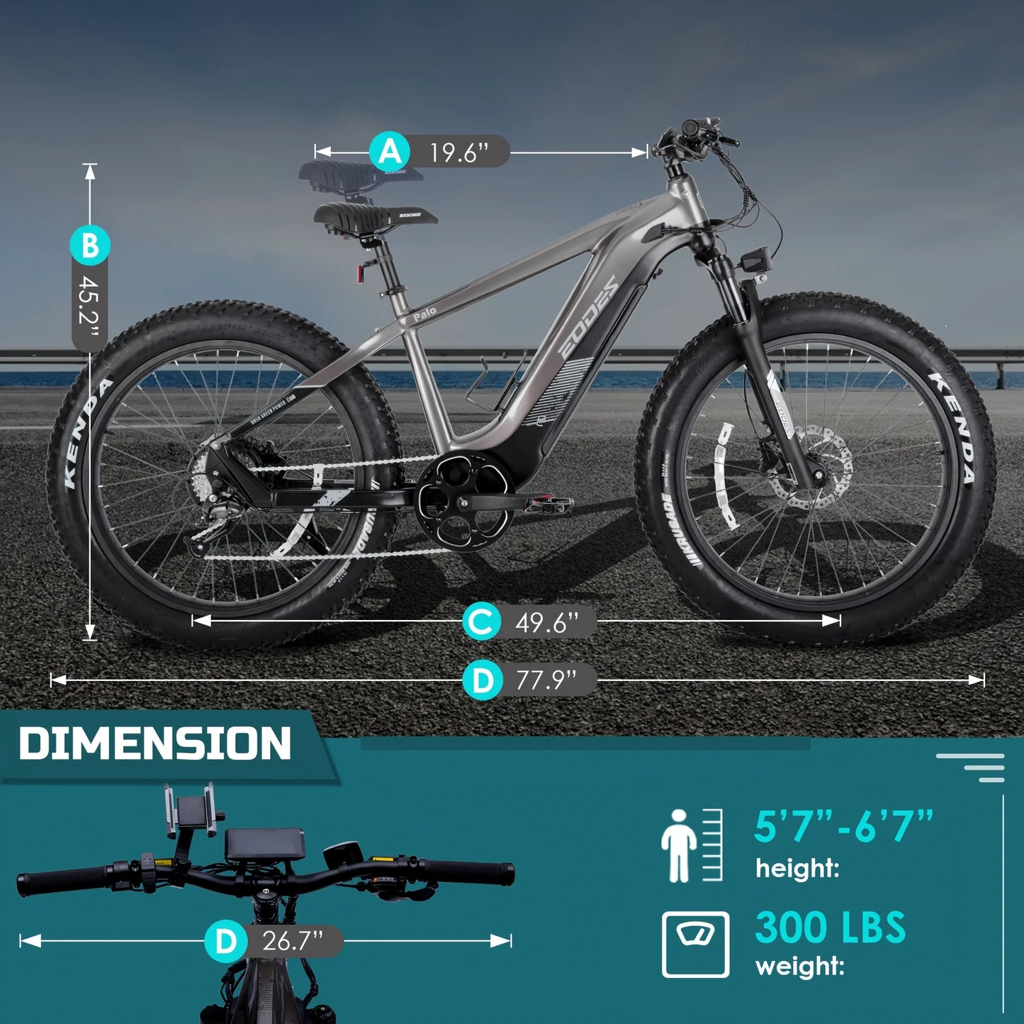 Adult front shock absorber Electric Bike