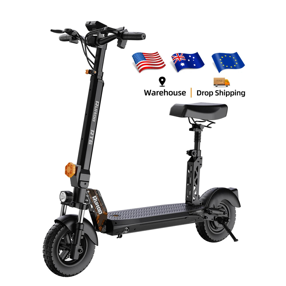 RuiToo RT6 1000W Powerful 48V18.2AH Drive Electric Scooter