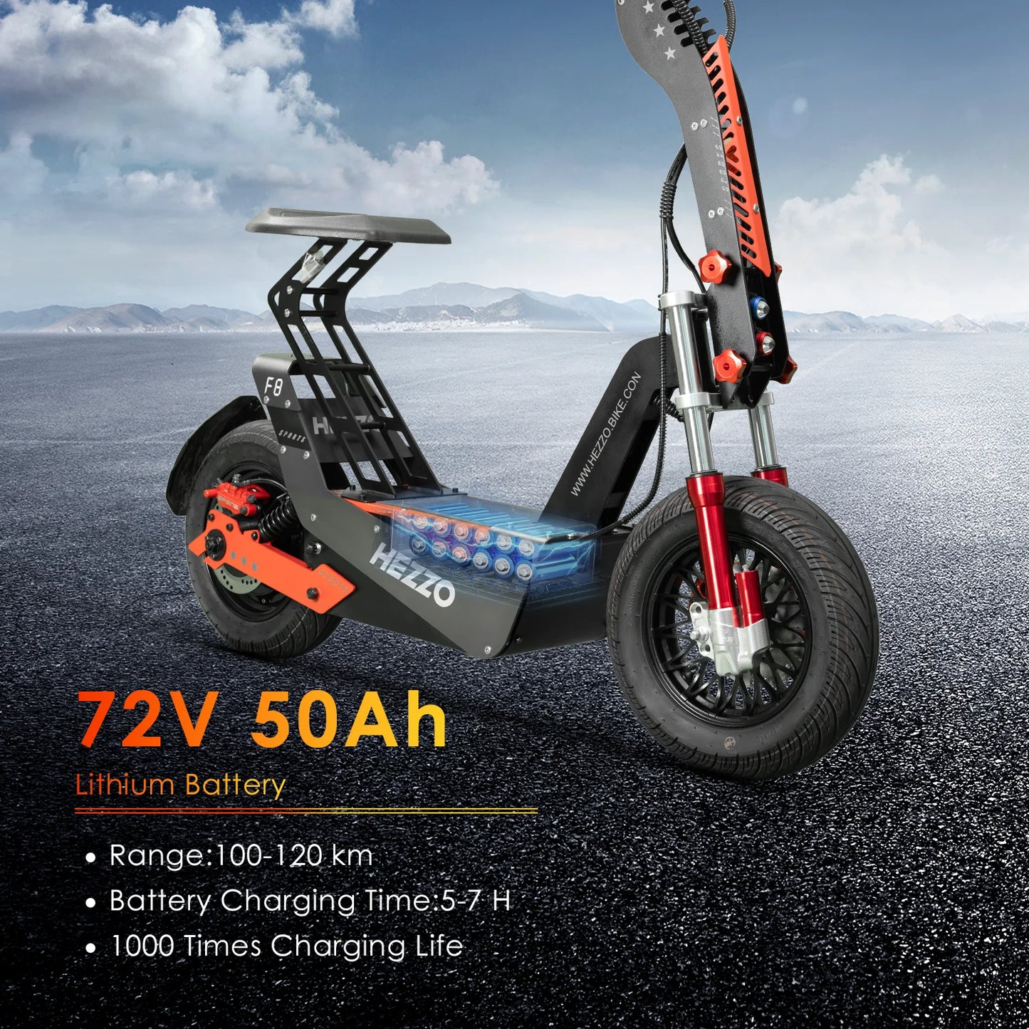 HEZZO F8 Electric Scooter