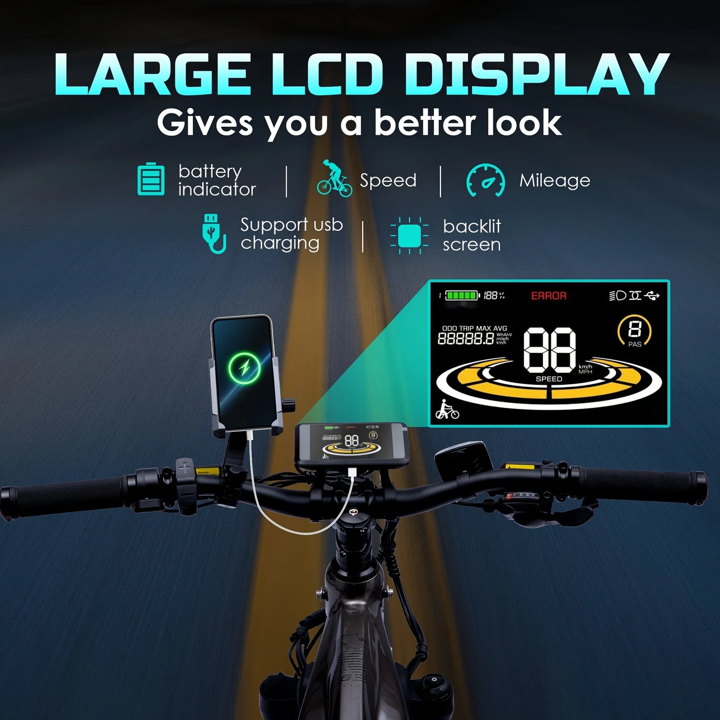 Adult front shock absorber Electric Bike