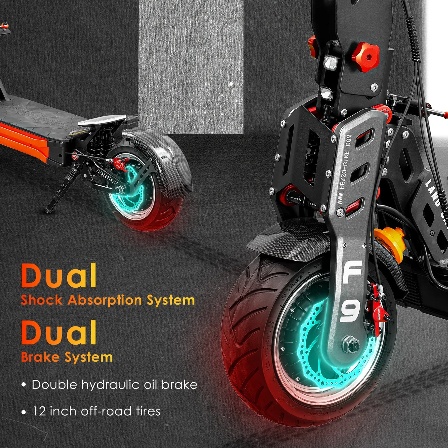 HEZZO 60v 8000w Electric Scooter